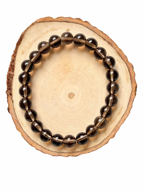 Smoky Quartz Bracelet Protection, Stress Relief, Mental Clarity & Focus