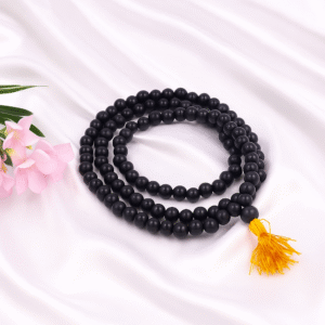 Original Karungali Malai 108-Beads Ebony Wood with Govt. Certified